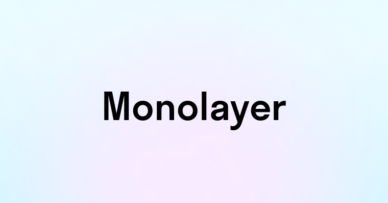 Monolayer