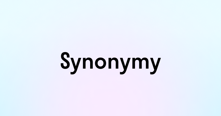 Synonymy