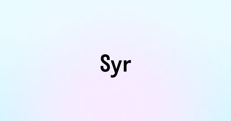 Syr