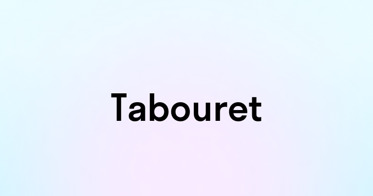 Tabouret