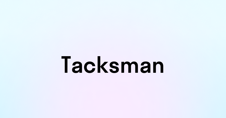 Tacksman