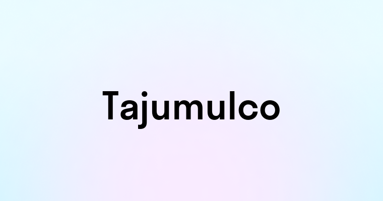 Tajumulco