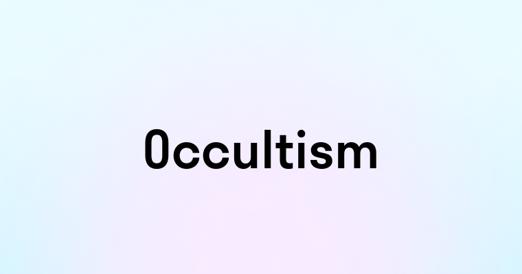 Occultism