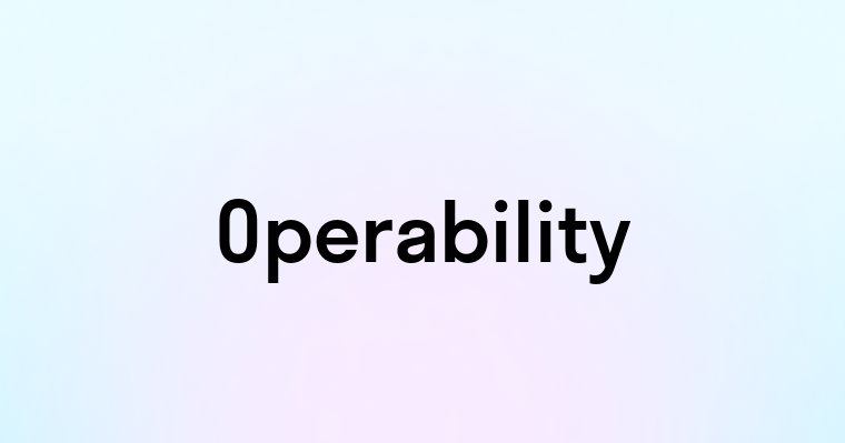 Operability