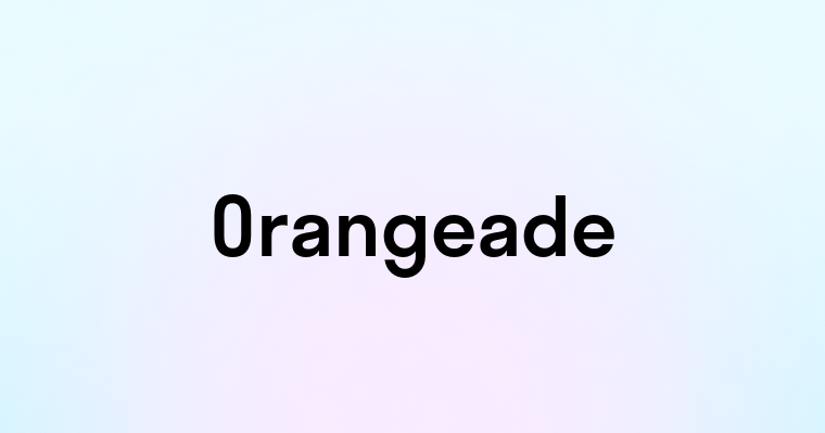 Orangeade