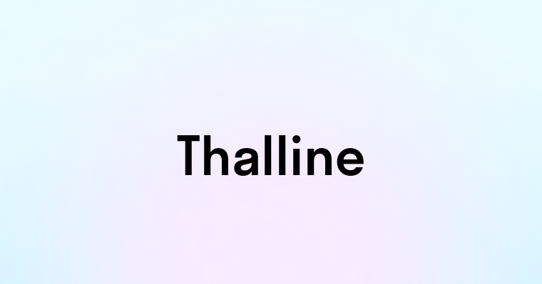 Thalline