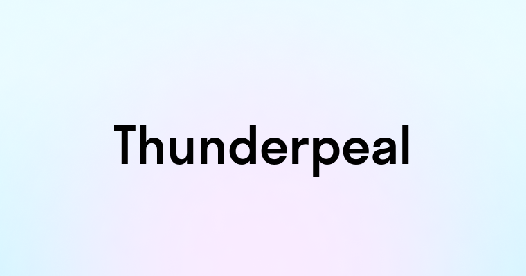 Thunderpeal