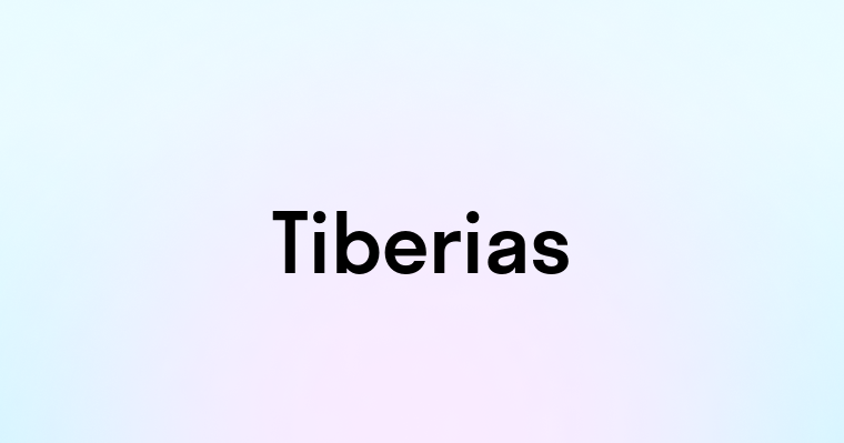 Tiberias