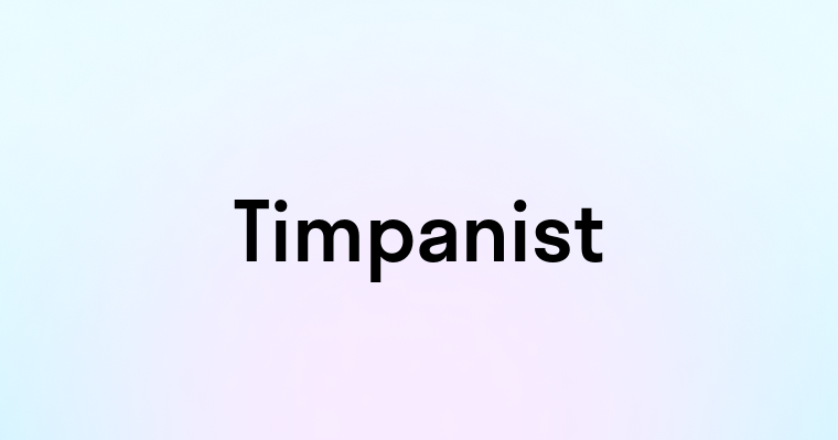 Timpanist