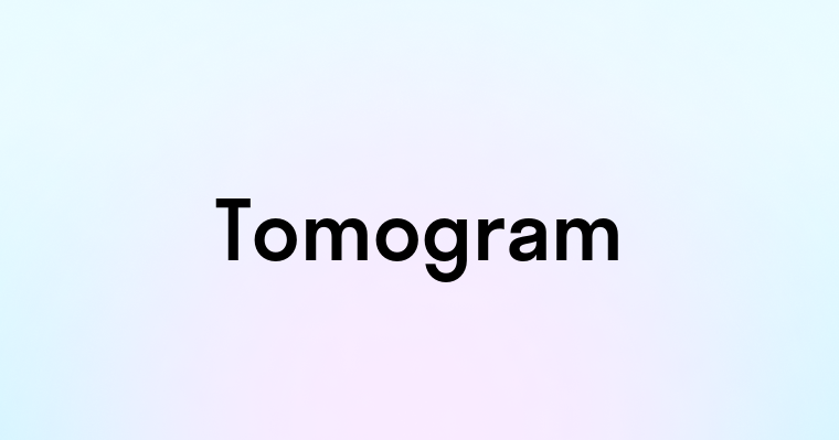 Tomogram