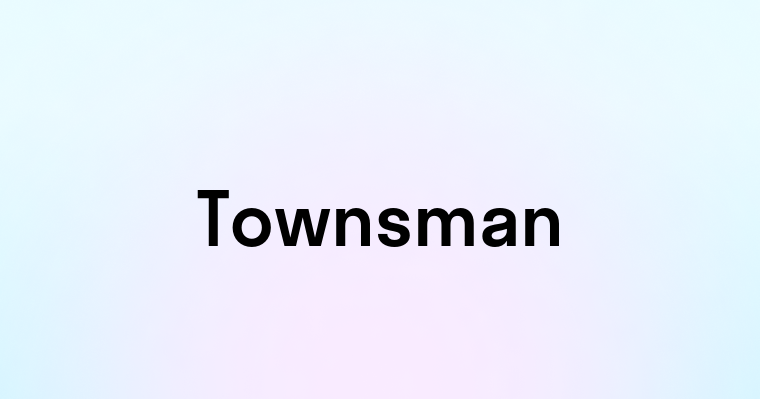 Townsman