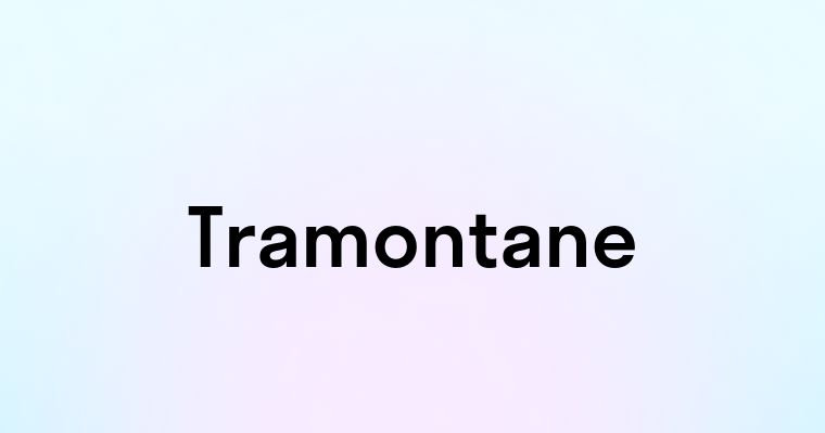 Tramontane