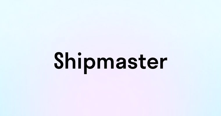 Shipmaster