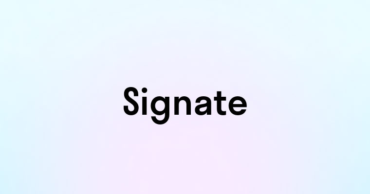 Signate