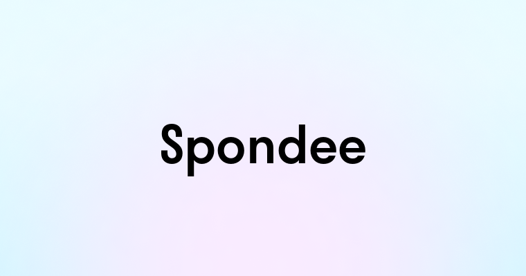 Spondee