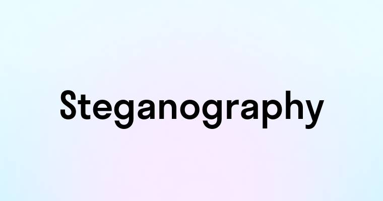 Steganography