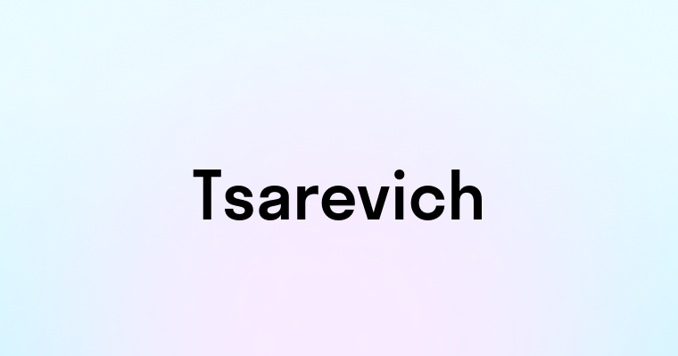 Tsarevich