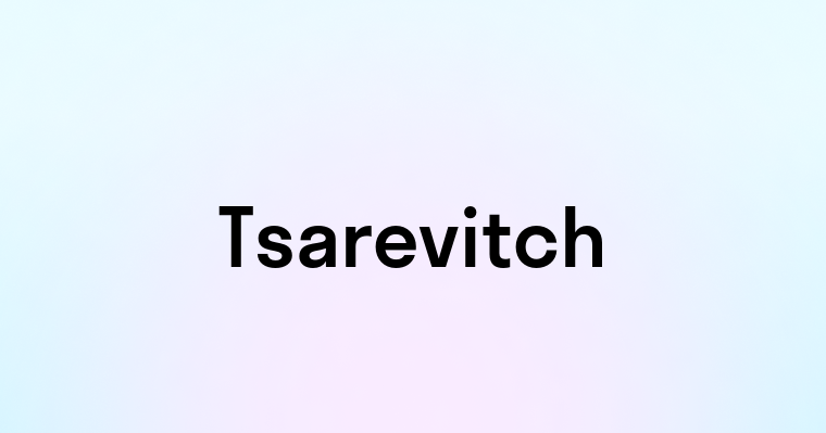 Tsarevitch