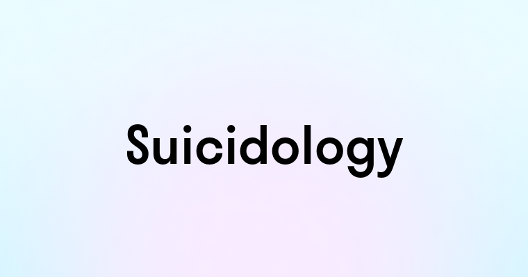 Suicidology