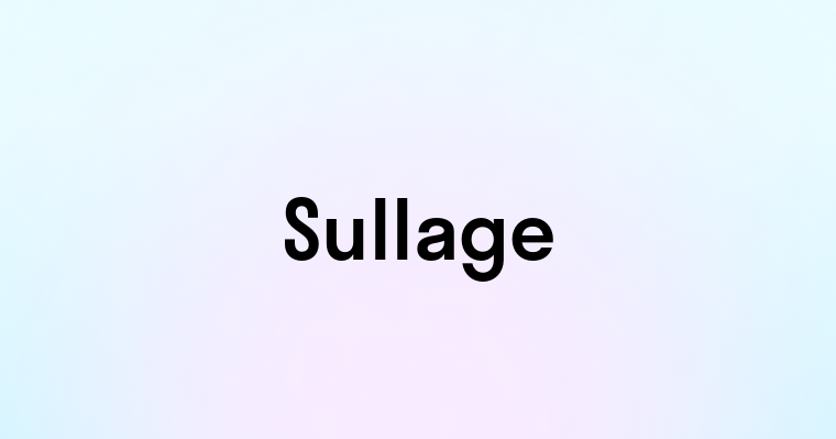 Sullage