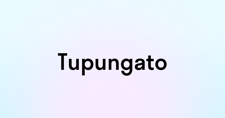 Tupungato