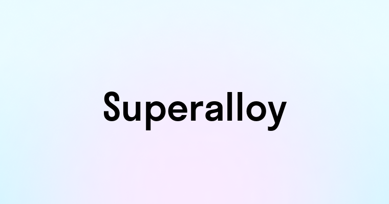 Superalloy