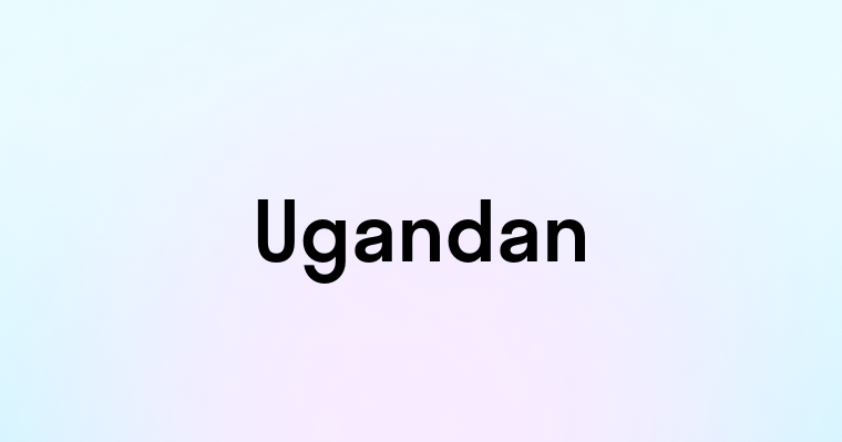 Ugandan