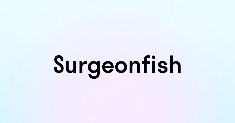 Surgeonfish