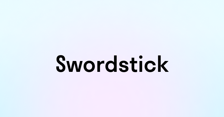 Swordstick