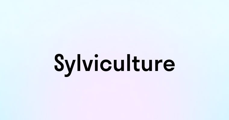 Sylviculture