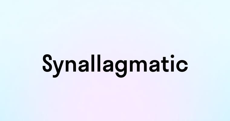 Synallagmatic