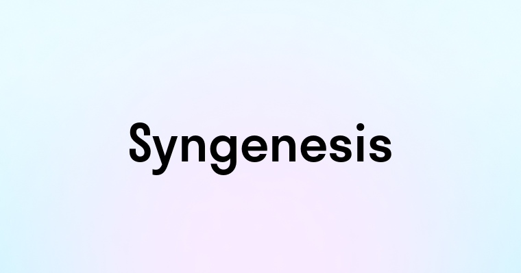 Syngenesis