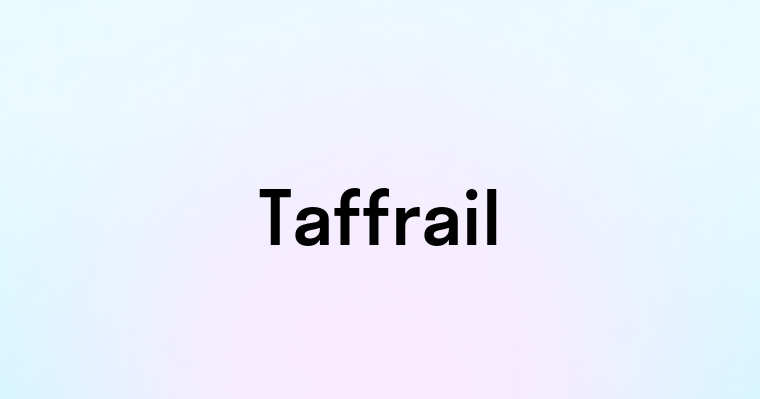 Taffrail