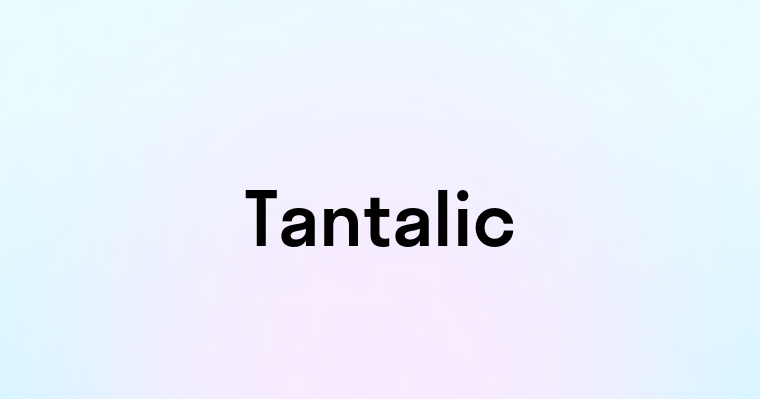 Tantalic