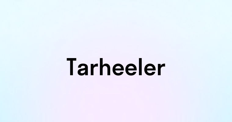 Tarheeler