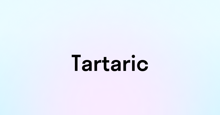 Tartaric