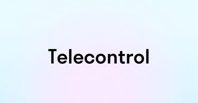 Telecontrol