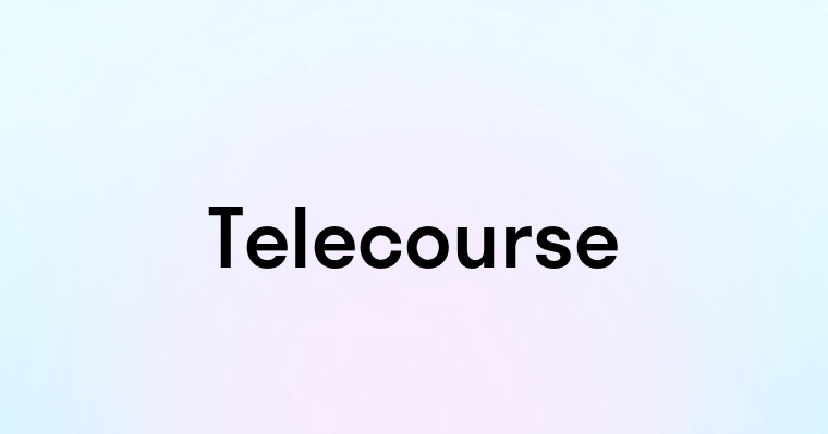 Telecourse