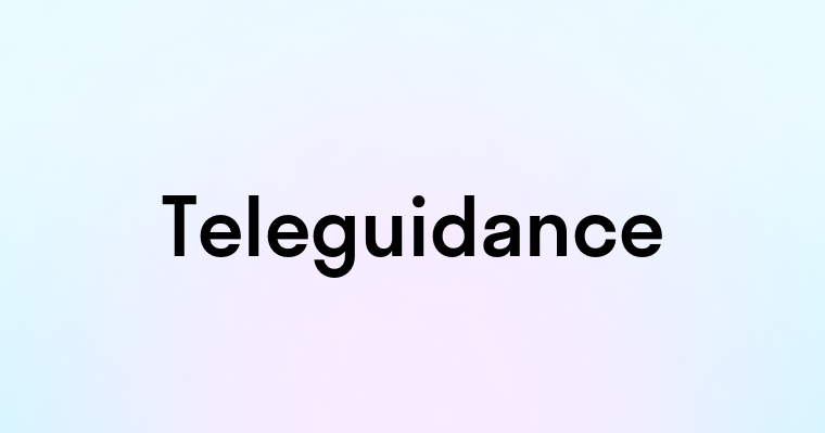 Teleguidance