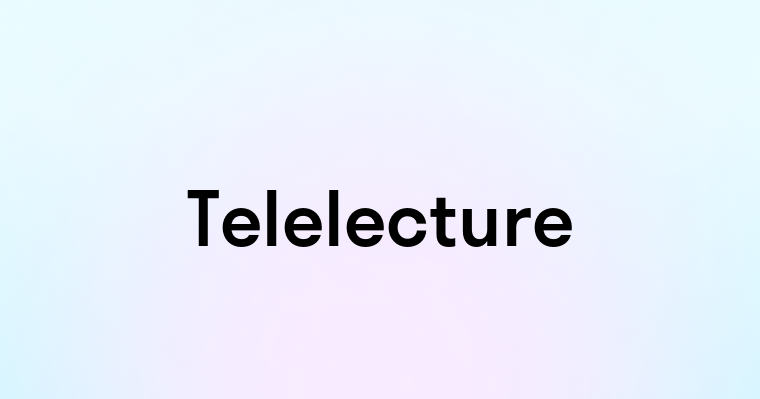 Telelecture