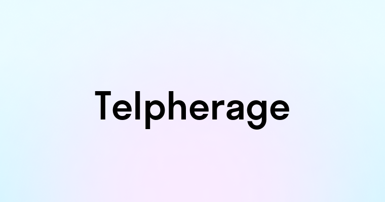 Telpherage