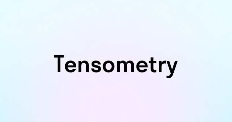 Tensometry