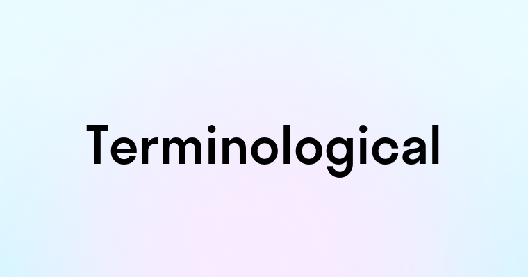 Terminological