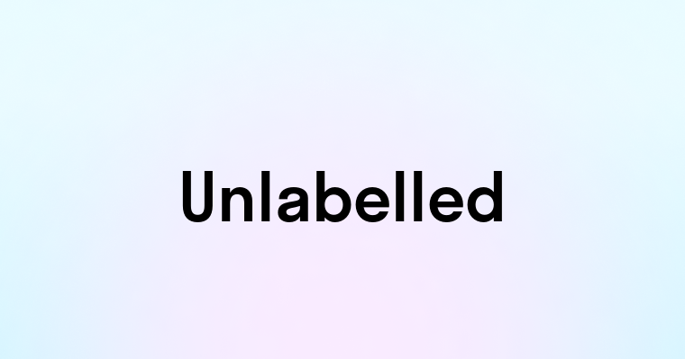 Unlabelled