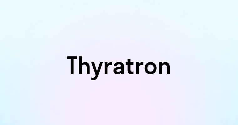 Thyratron