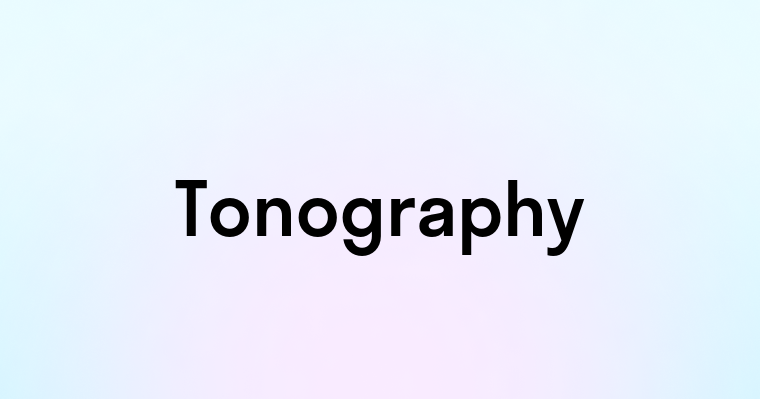 Tonography