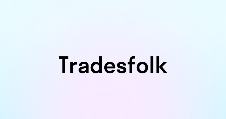 Tradesfolk