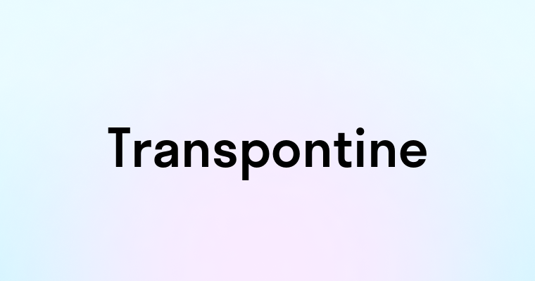 Transpontine