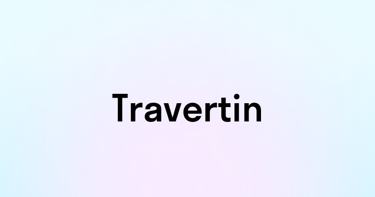 Travertin