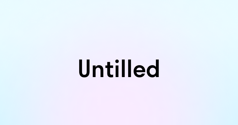 Untilled